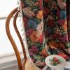 Haute Couture Floral Curtains - Silk-Touch Jacquard with Metallic Thread Accents | Light Diffusion Sheers for Penthouse Kitchens & Panoramic