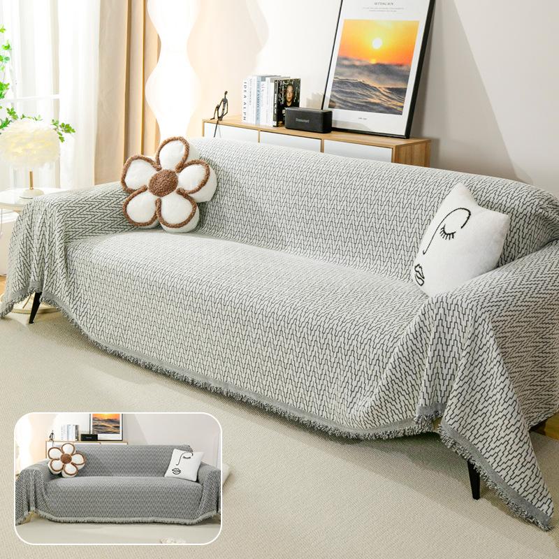 Chenille Sofa Towel Anti-Scratching Four Seasons Universal Sofa Cover Towel High Sense Light Luxury and Simplicity Non-Slip Sofa Cover