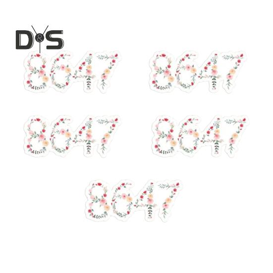 

5 шт. водонепроницаемых наклеек для автомобиля 8647 виниловые наклейки креативные персонализированные наклейки для бутылок с водой ноутбуков автомобилей B