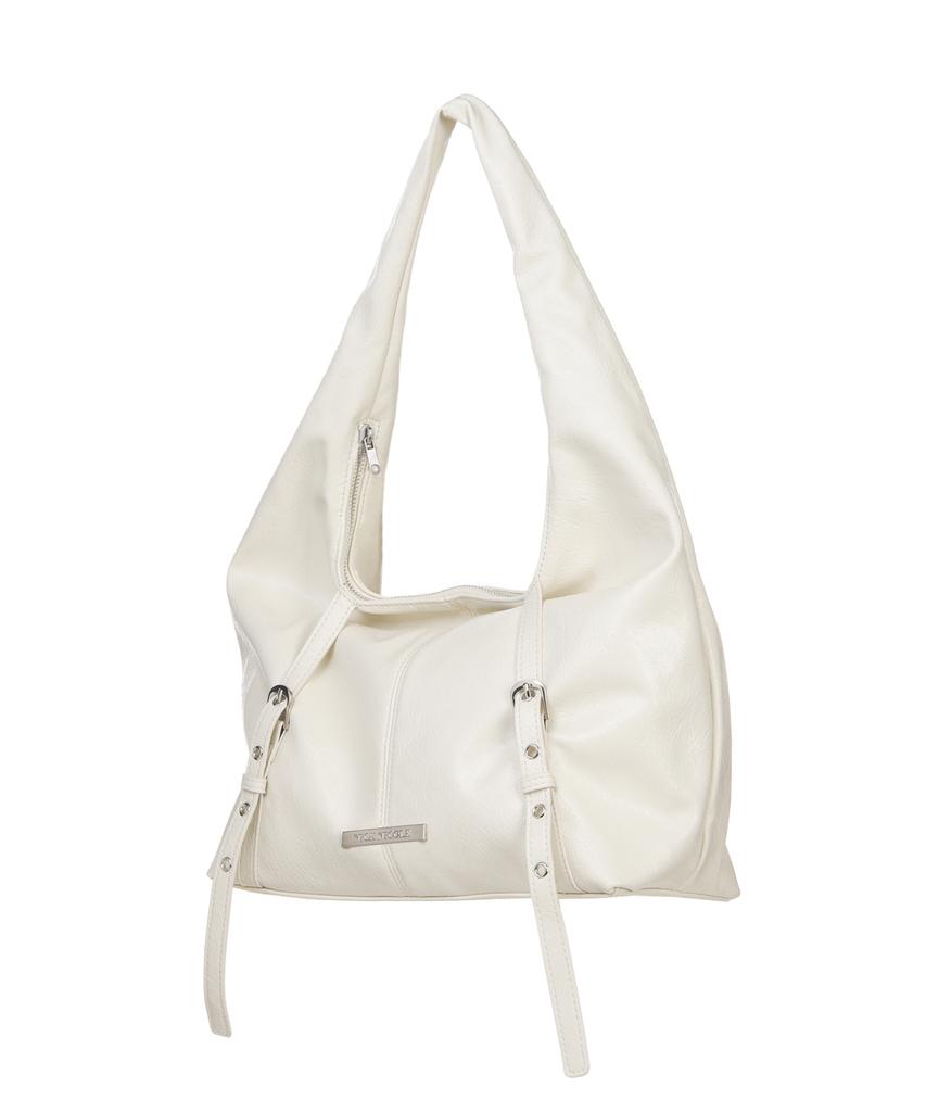 Nick&Nicole Belted Shoulder Bag_Ivory
