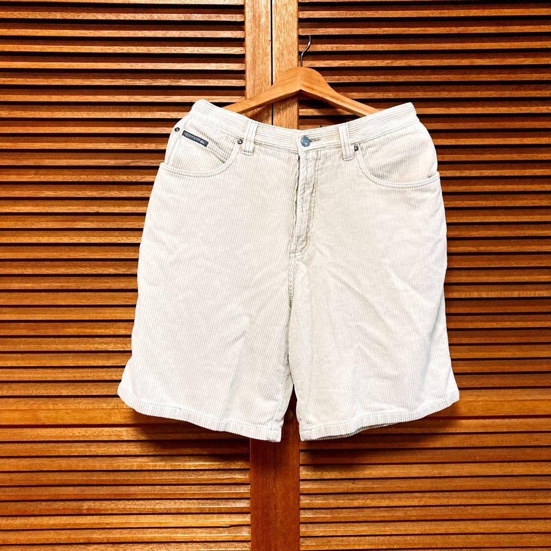 Used Quiksilver [Quiksilver] Corduroy shorts beige
