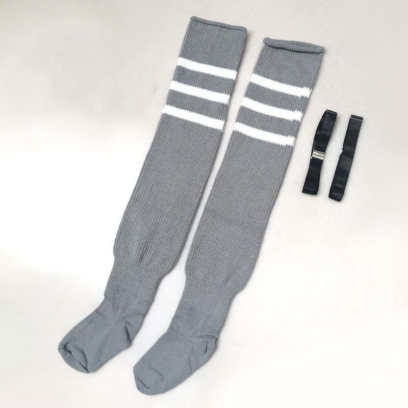 1 [Air Plus Size Womens Thigh High Socks For Thick Thighs- Extra Long Striped Thick Over The Knee Socks- Leg Warmer Boot Socks