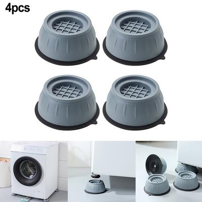 Lot de 4 coussinets anti-vibrations gris pour pieds hauts