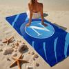 Toalla de Playa de Microfibra con Emblema del Club de Fútbol Nápoles, Ligera y de Secado Rápido, para Viajes de Verano, Esencial de Playa, Piscina