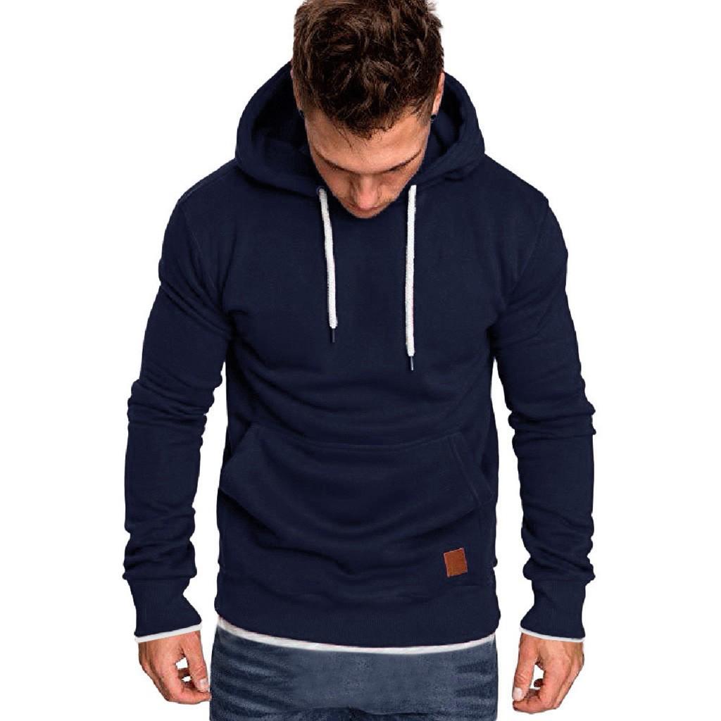 Men‘s Long Sleeve  Winter Casual Sweatshirt Hoodies Top Blouse Tracksuits