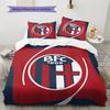 Bologna FC Pattern Bedding Home Decoration Birthday & Festival Gift (1 * duvet cover + 2 * pillowcase, without core)