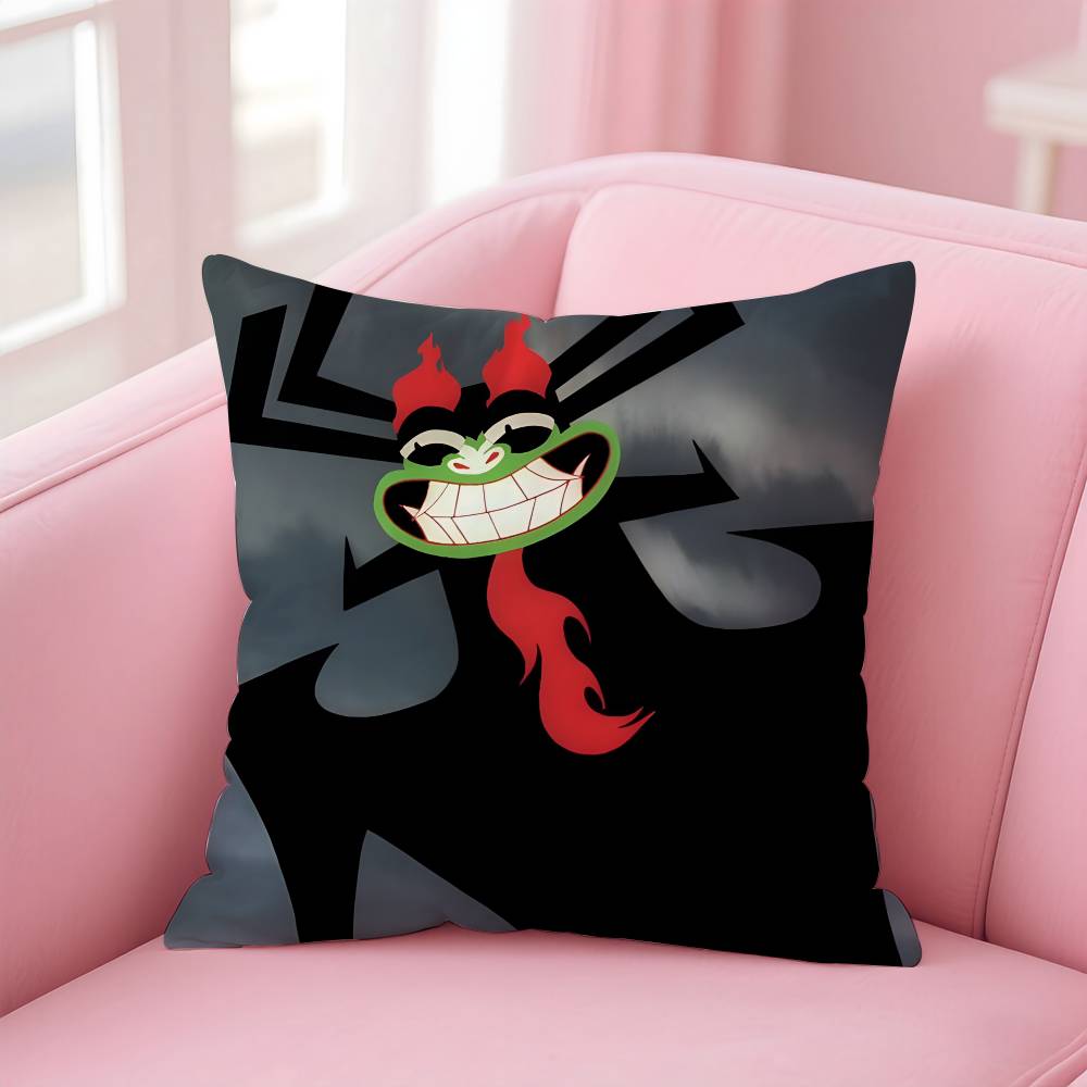 Movie S-Samurai Jack Pillow Case Pattern Printed Pillowcase for Living Room Sofa Cushion Cover & Bedroom Decor
