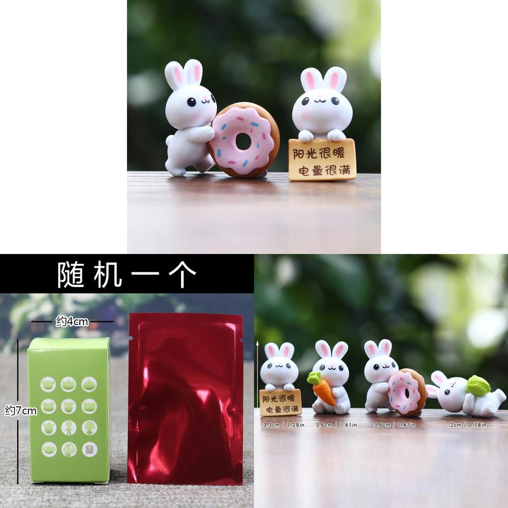 Cute Bunny Blind Box Collectible Toy With Pvc Material For Creative Decor And Gift Ideas