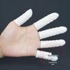 White Latex Anti-Slip Finger Cots for Beauty & Manicure Applications