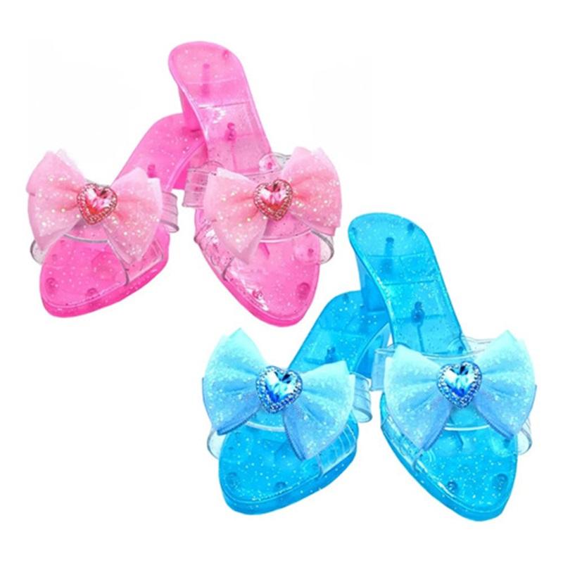 2 Pairs Of Princess Shoes, High Heels, Dress Shoes, Non-slip