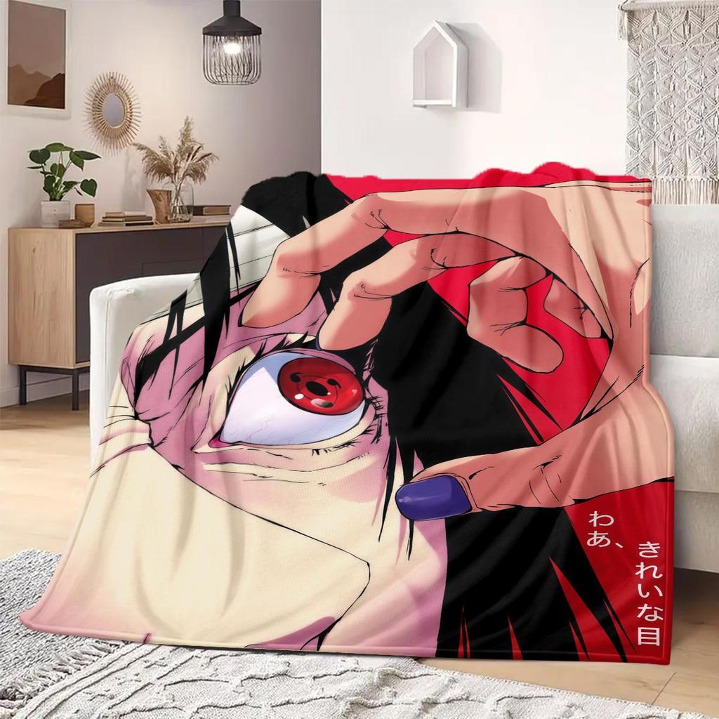 Naruto Anime Print Blanket Warm Comfortable Flannel Blanket Suitable for Bedrooms, Sofas, Beds, Chairs, Picnics, Travel