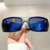 Y2k Punk Sun Glasses Cool for Women Luxury Men Outdoor Sports Fashion Wrapped Round Trend  Design Shade Eyewear