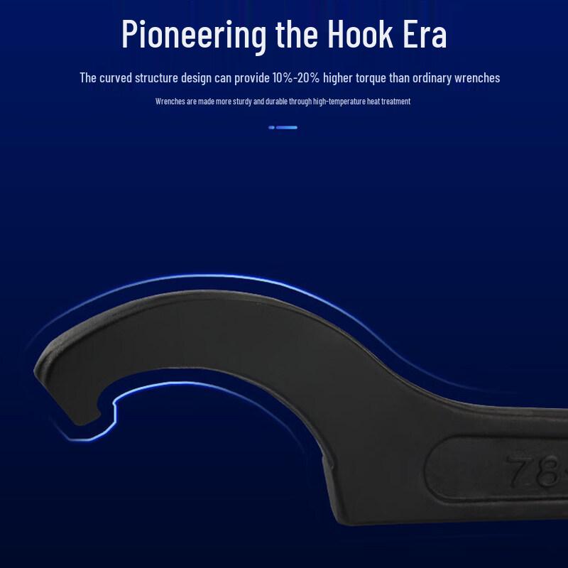 Jun Dingying 32-76mm Adjustable Hook Wrench