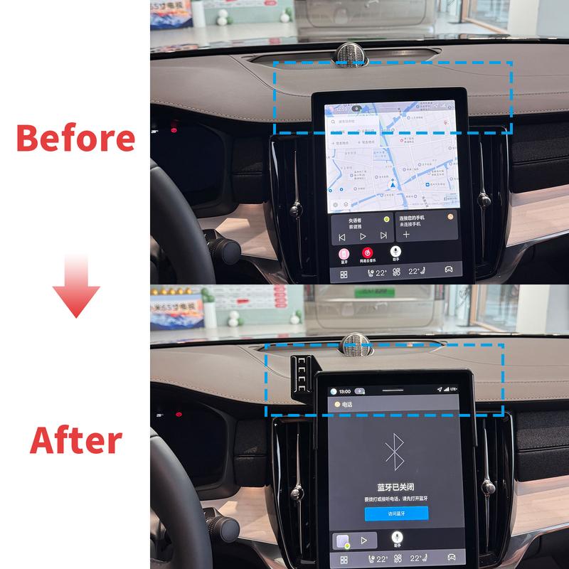 Car Mobile Phone Holder Fit for Volvo XC90 2026+ Navigation Stand Auto GPS Bracket Accessories
