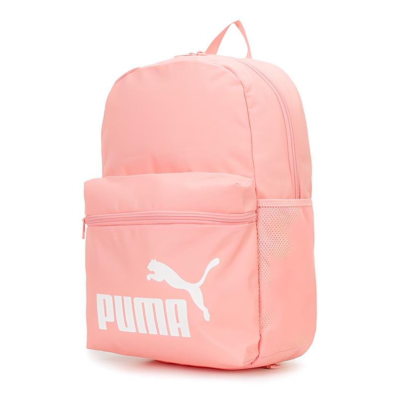PUMA Large Capacity Casual Fabric Backpack Unisex Backpacks Fruit-Pink 091911-06 Fruit Powder