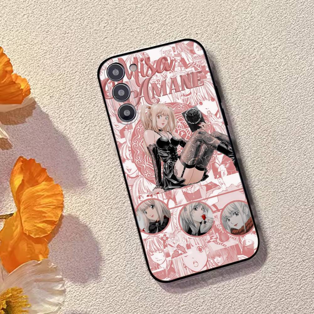 D-Death Note Amane Misa Phone Case Silicone Soft For Samsung Galaxy A73,A72,A71,A70,A53,A52,A51