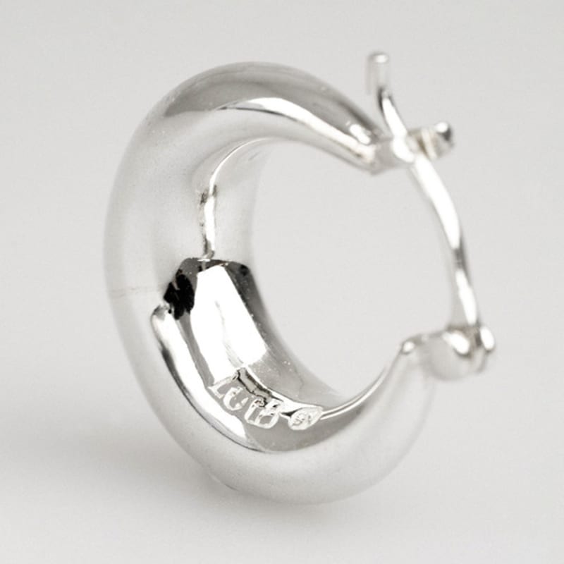 

Love of the Bush CLASSIC HOLLOW HOOPS SILVER