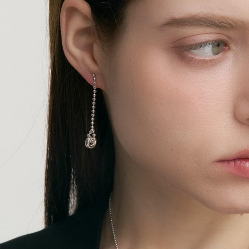 UNI.J [Cotidiano]Infinity Ball Silver Earring Ie402