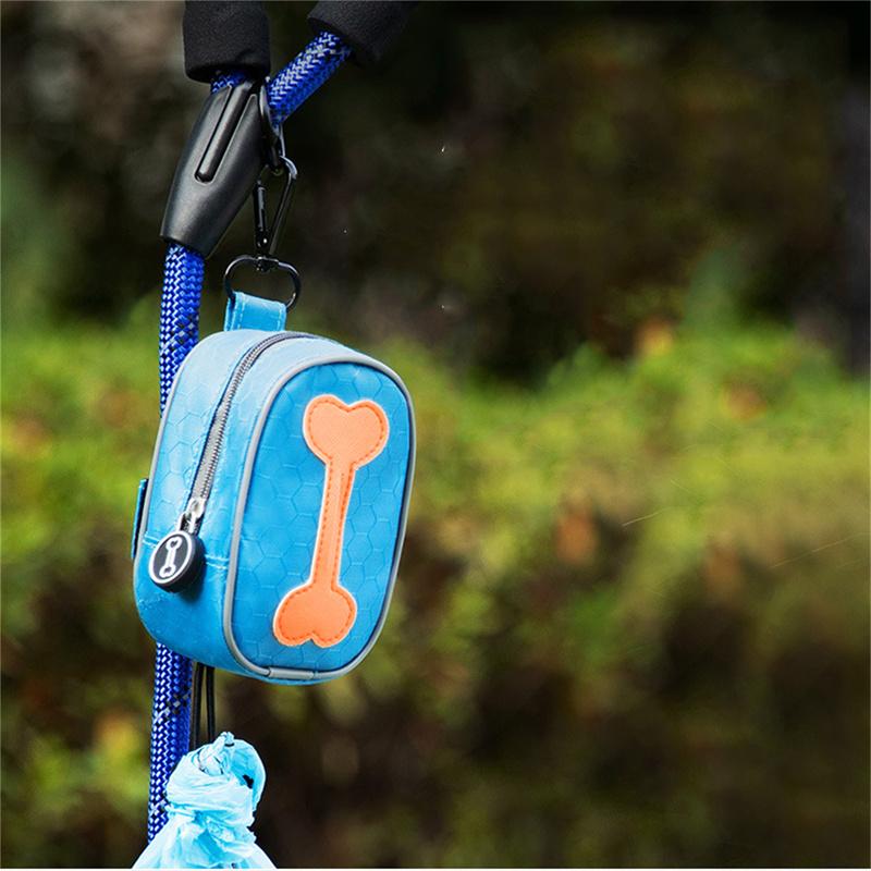 Dog Poop Bag Dispenser Poo Bag Holder for Dogs Walking Multifunctional Dogs Garbage Bags Holder Dog Outdoor Toilet Bags Storage