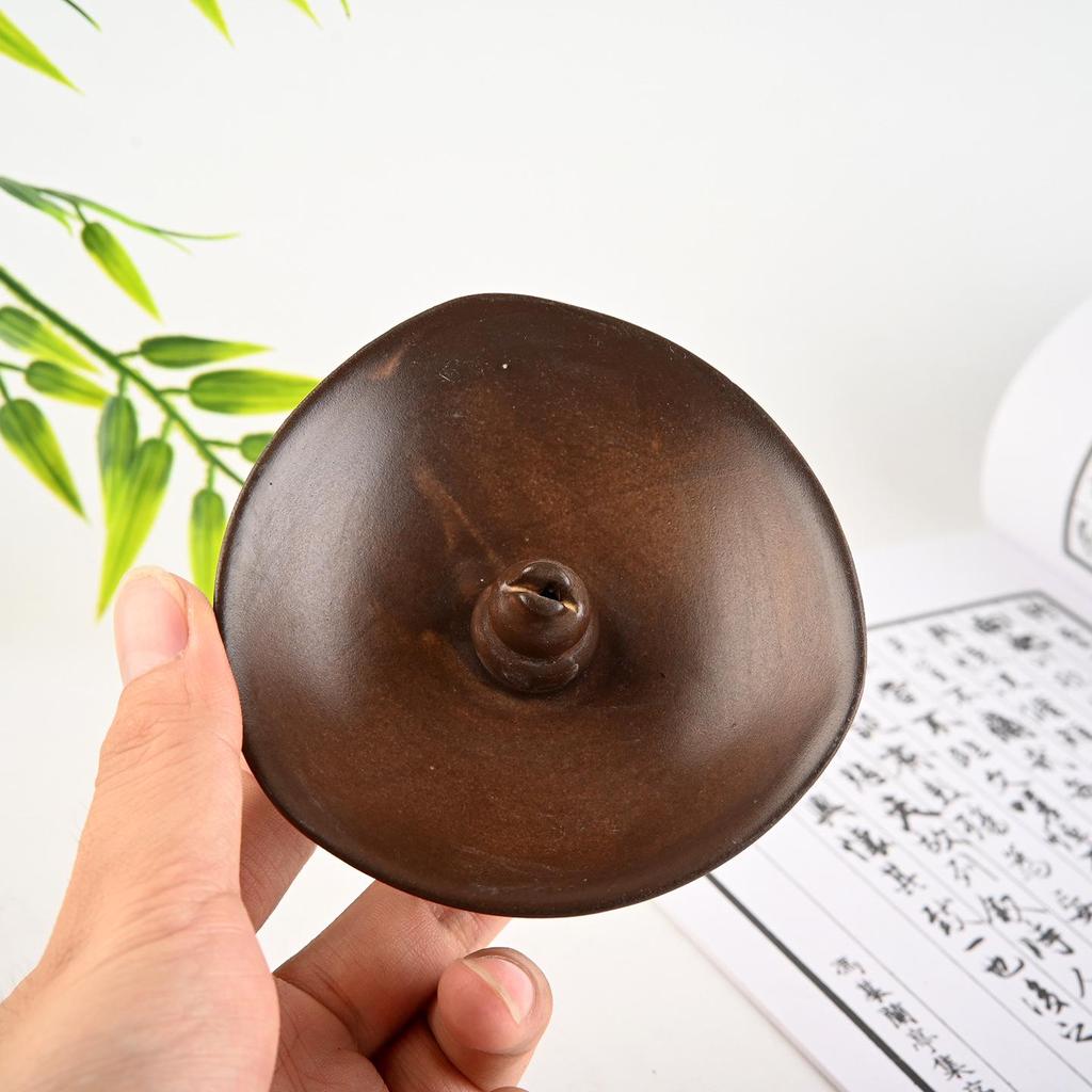 Lotus Leaf Incense Holder: Ash-Free Base for Sandalwood and Agarwood Incense