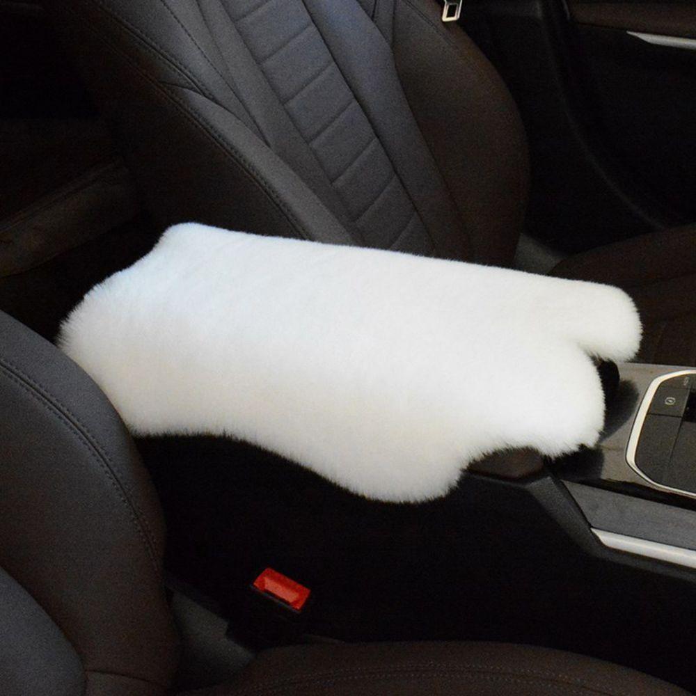 Plush Automobile Furry Cover Thicken Auto Protection Cushion Car Armrest Pad Interior Accessories