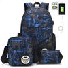 Waterproof travel laptop backpack children School Bags teenager Boys girls camouflage school Backpack set high School backpack