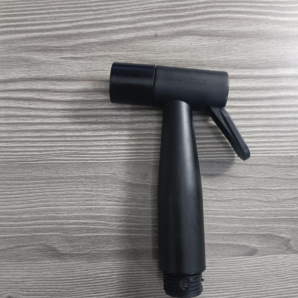 Body Cleaner Spray Gun, Home Mounted Black Toilet Cleaning Spray Gun ABS Valve Sprayer Sanitary Shower Spray Hose Set for Person