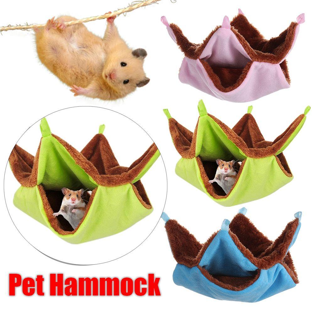Guinea Pig Nest Warm Mat Hamster Hammock Small Animal Sleeping Bed Pet Hanging Cage Hamster House