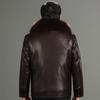 Men'S Liner Leather Jacket New Men'S Fur Collar Liner Removable Two-Piece Leather Jacket Warm