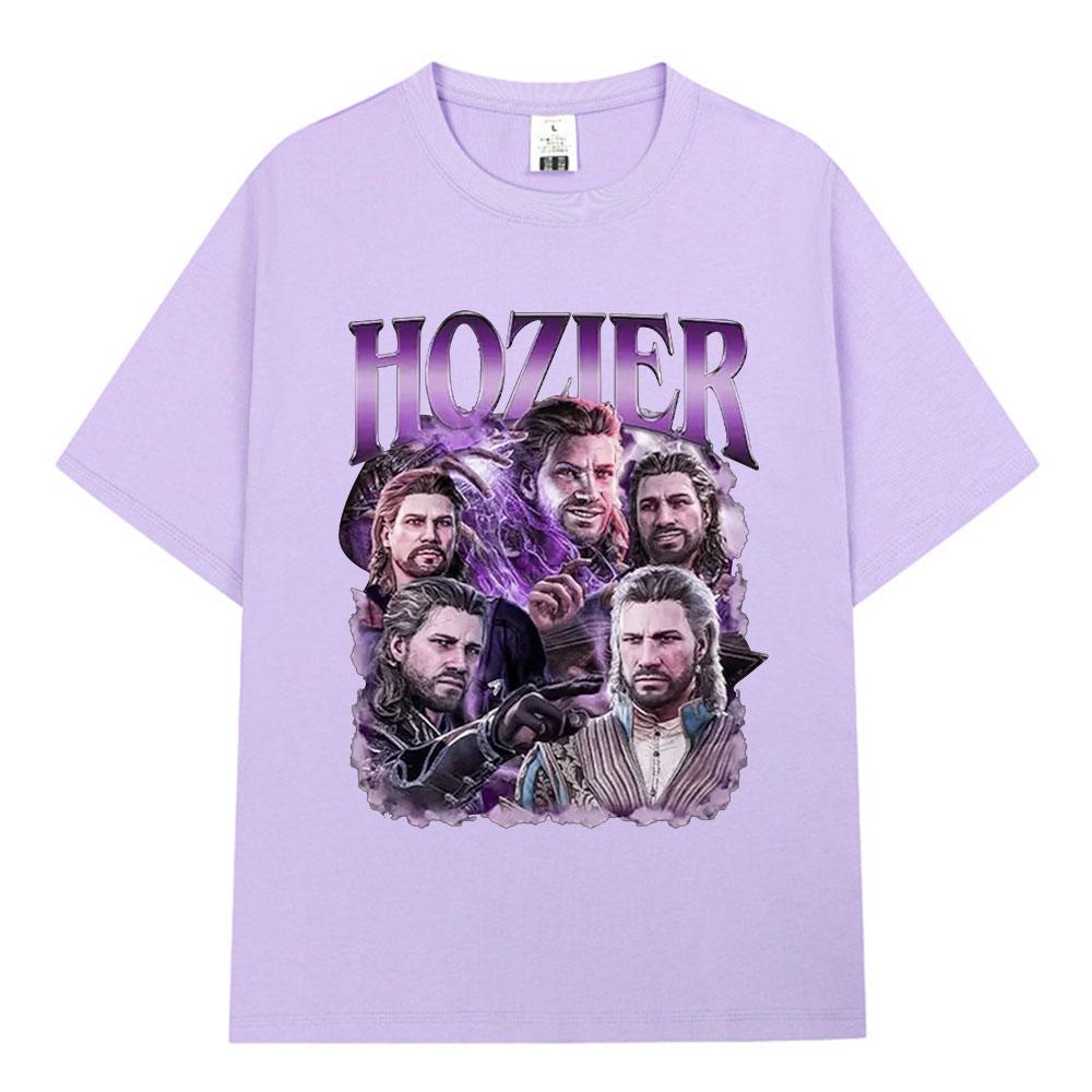 Hozier Funny Meme Gale Baldurs Gate 3 Graphic T Shirt Men Hip Hop Harajuku Short Sleeve T-shirt Cotton Casual Oversized T-shirts