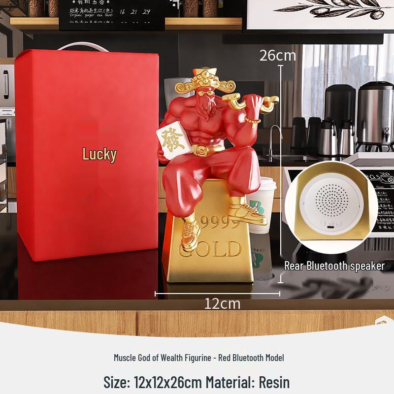 Muscle Grandpa Figurine: Gym-Themed Birthday Gift & Office Decor