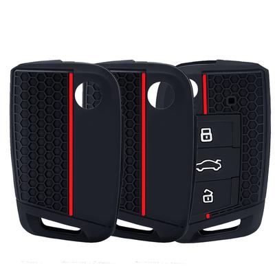 For Vw Golf 7 Gti Polo T-Cross T-Roc Touran Tiguan Skoda Octavia Rapid Kodiaq Fabia Seat Ibiza Leon Ateca Arona Key Case Cover