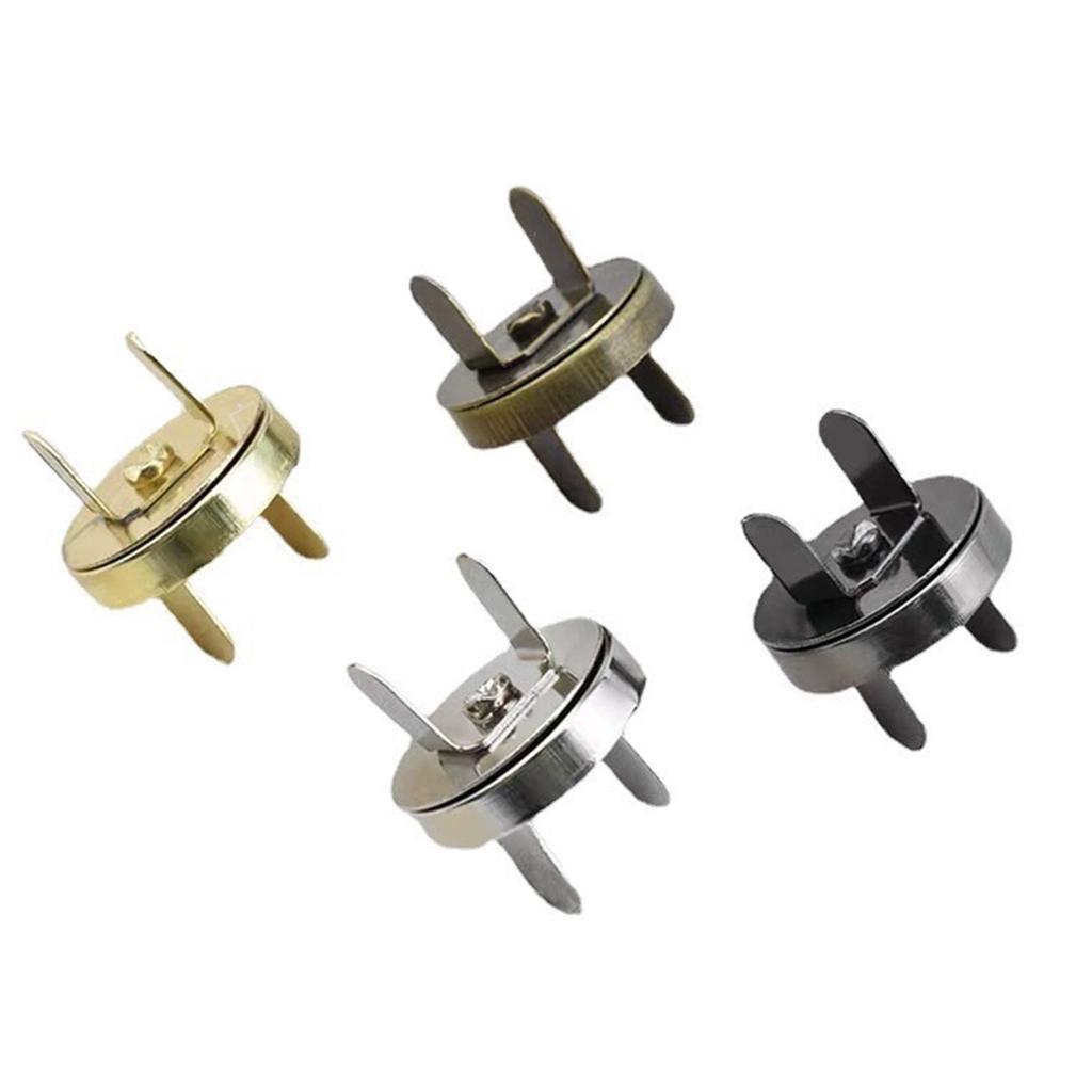 10 Sets Magnetic Snap 18mm Fastener Buckle Wallet Magnet Buckles Set, For Sewing, Crafts, Purses, Bags, Clothes