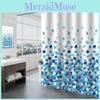 Durable Polyester Shower Curtain With Logo Printing And Waterproof Finish For Bathroom And Hotel Applications