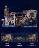 ROBOTIME 3D Holzpuzzle Kugelbahn LGA01 LGC01 LG01 Kombination Elektrisches Modell Achterbahn mit und Kugel zum Basteln Gehirn Lernspielzeug für Erwachsene
