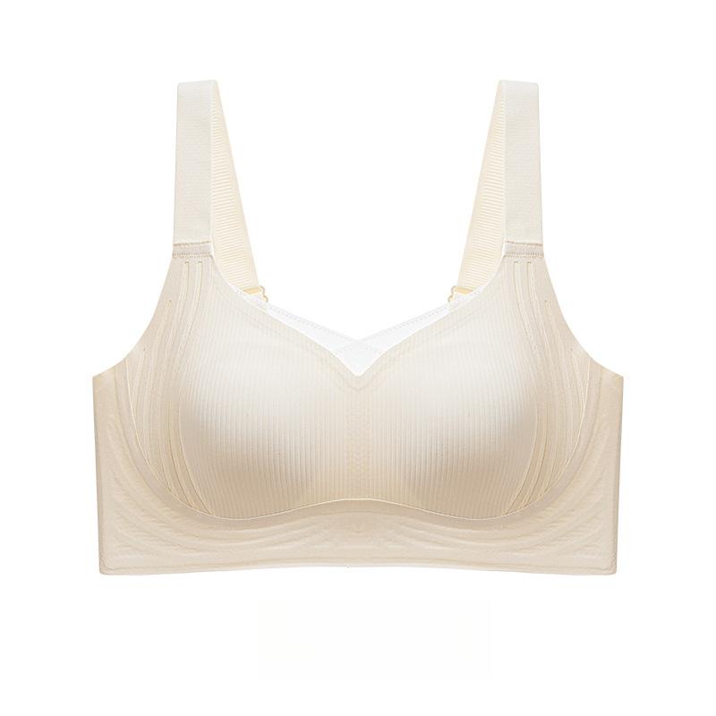 

Lingerie Women s Thin Fixed Rabbit Ear Cup Bra Anti-glare Soft Support Bra Seamless Bra Push Up Bra M