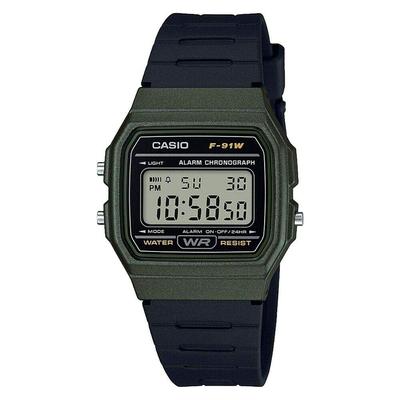 Unisex Quartz Watch F-91WM-3A Cheap Casio Metallic Green [Import]