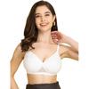 Clovia Lace Padded Non-Wired Bra (BR1479P18_White_32B)