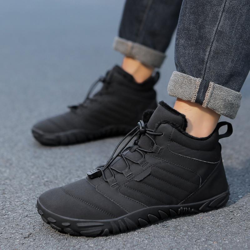 Winter Outdoor Snow Boots, Men and Women Wear Waterproof Non-slip Padded Thickened Warm New Couple Shoes