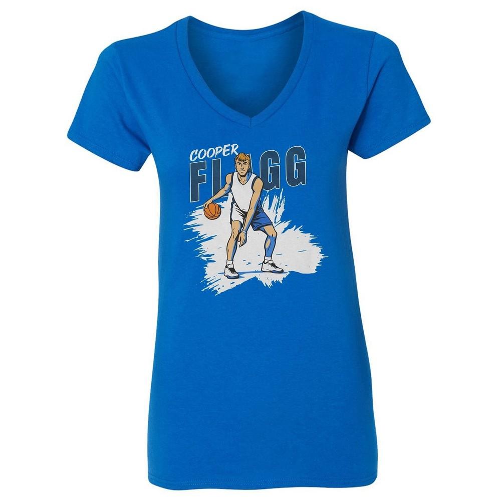 Flagg Inspired Bball Design - Dallas Fans Ladies  V-Neck Tshirt Unisex T-Shirt XXXXL