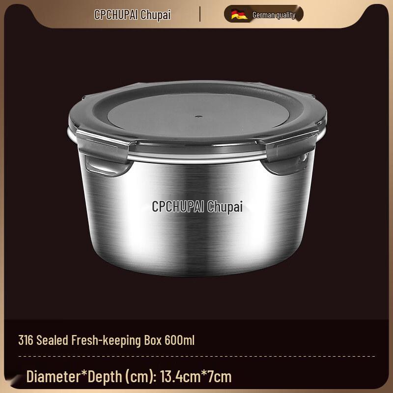 ZISIZ 316 Stainless Steel Food Storage Container