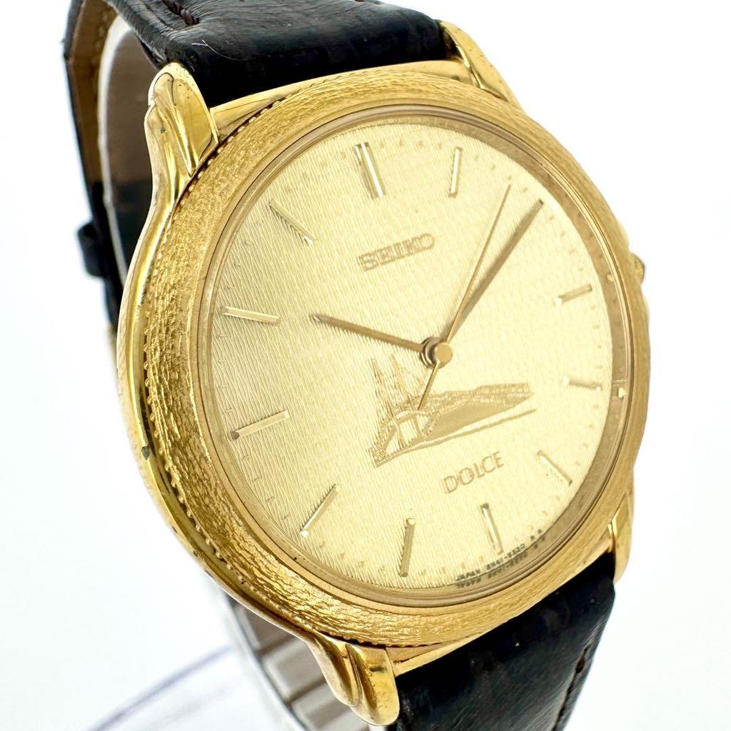 [USED] Battery SEIKO DOLCE Gold Watch