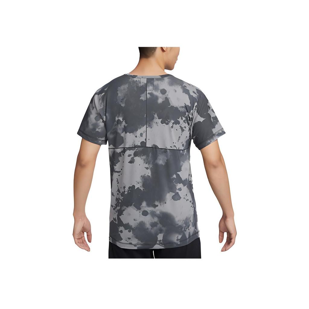 Nike Dri-Fit Allover Print Crew Neck T-Shirt Men Tops Charcoal DX0923-060