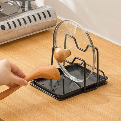 Kitchen Pot Lid Holder Organizer Shelf
