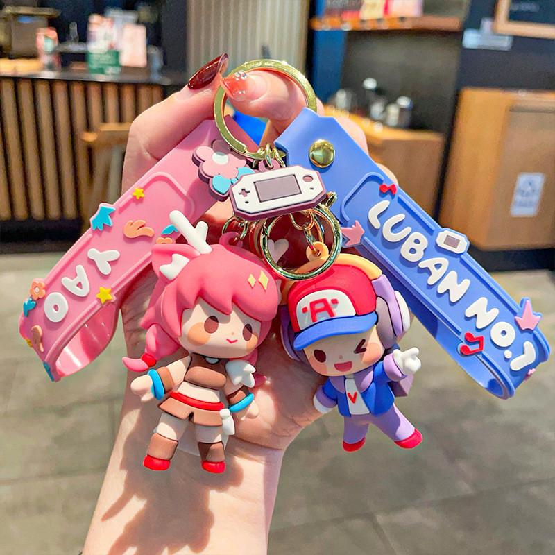 Adorable Pvc Keychain Ornament Cute Gift For Birthdays And Weddings