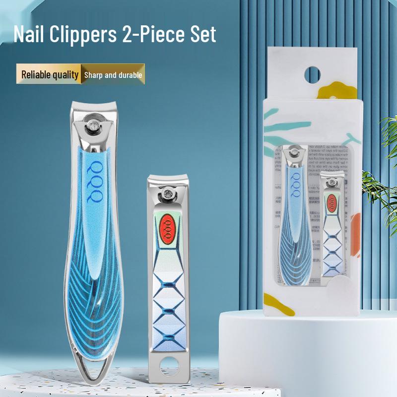 

Manicure Master Women s Two-Piece Portable Nail Clipper Set for Home Use