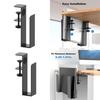 2x Headphone Holder Double Hook Space Saving Desktop Mount Quick Installation without Tools Required