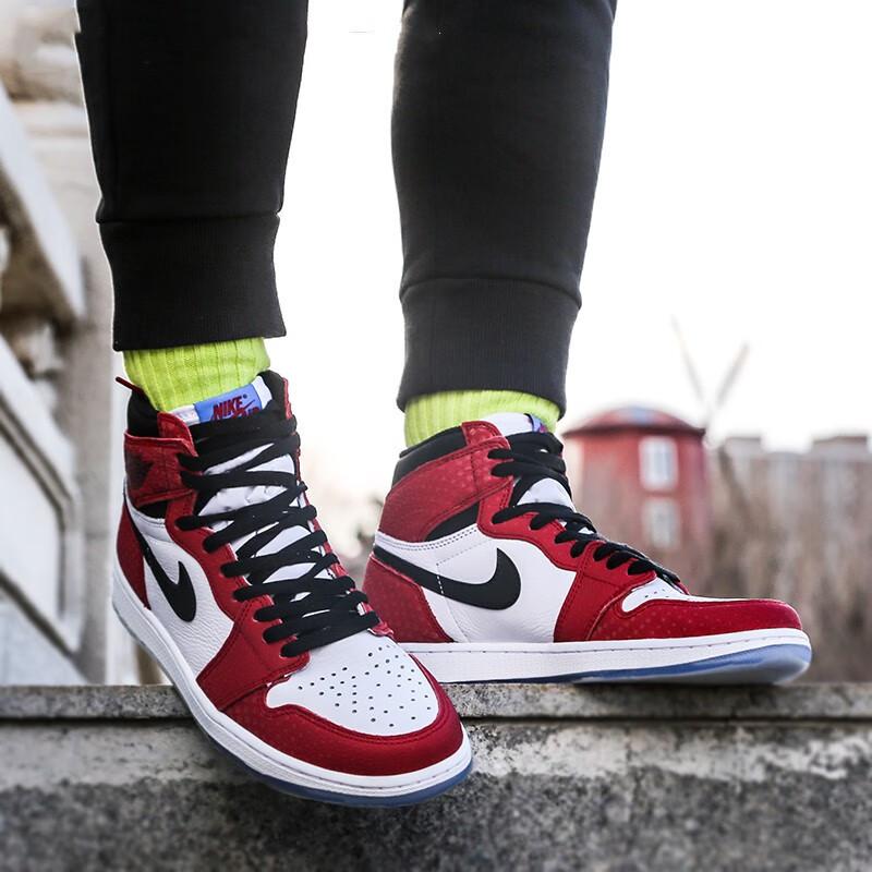 Jordan 1 Retro Yüksek Örümcek Adam Köken Hikayesi GS 575441-602