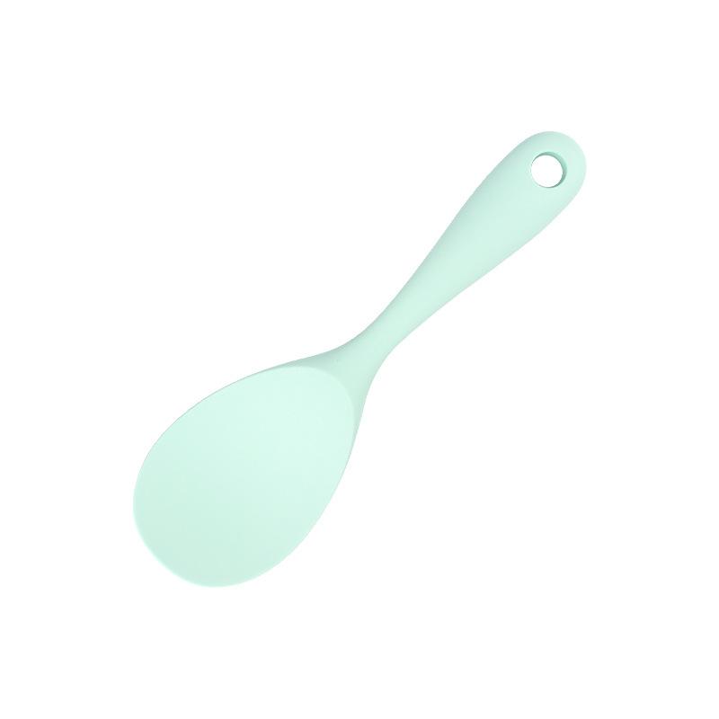 Kitchen Utensils Food Grade Heat Resistant Silicone Rice Spoon Heat Resistant Sushi Scoop Silicone Rice Paddle, 1pc