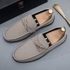 Fashion Men Casual Shoes Suede Luxury Brand Soft Loafers Male Lazy Shoes Breathable Comfort Slip-on Mens Driving Shoes Moccasins